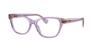 Óculos graduados Ralph Lauren 0RA7195U Rosa/Vermelho-Púrpura Retangular - 1