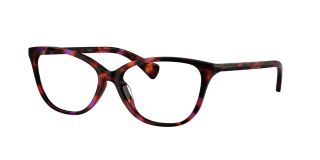Óculos graduados Ralph Lauren 0RA7190U Rosa/Vermelho-Púrpura Borboleta - 1