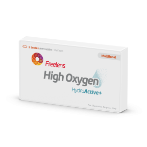 Lentes de contacto Mensais Freelens High Oxygen HydraActive + Multifocal 3 u.