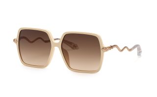 Óculos de sol Roberto Cavalli SRC132 Beige Quadrada