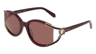 Óculos de sol SALVATORE FERRAGAMO SF2111S Grená Tamanho: 56X20
