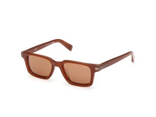 Óculos de sol Ermenegildo Zegna EZ0280 Castanho Retangular - 1