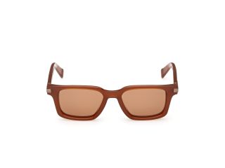 Óculos de sol Ermenegildo Zegna EZ0280 Castanho Retangular - 2