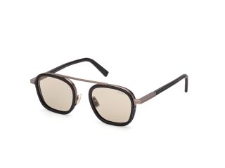 Óculos de sol Ermenegildo Zegna EZ0278 Castanho Quadrada - 1