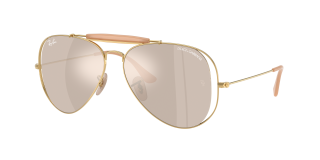 Óculos de sol Ray Ban 0RB3029M Dourados Aviador - 1