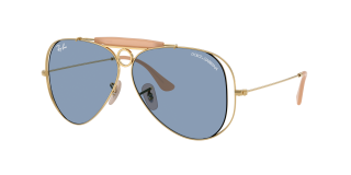 Óculos de sol Ray Ban 0RB3138M Dourados Aviador - 1