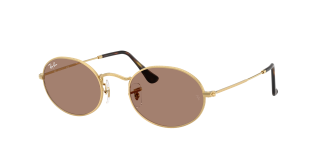 Óculos de sol Ray Ban 0RB3547 OVAL Dourados Ovalada - 1