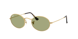 Óculos de sol Ray Ban 0RB3547 OVAL Dourados Ovalada - 1