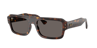Óculos de sol Ray Ban 0RB4454 FLACKO Castanho Retangular - 1