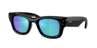 Óculos de sol Ray Ban 0RB4940 WAYFARER PUFFER Preto Quadrada - 1