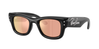 Óculos de sol Ray Ban 0RB4940B WAYFARER PUFFER Preto Quadrada - 1
