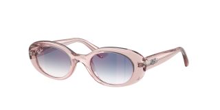 Óculos de sol Ray Ban Junior 0RJ9141S Rosa/Vermelho-Púrpura Ovalada - 2
