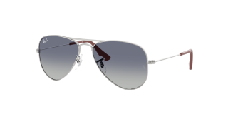 Óculos de sol Ray Ban Junior 0RJ9506S JUNIOR AVIATOR Prateados Aviador - 1