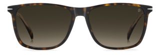Óculos de sol David Beckham DB 1219/S DB Castanho Retangular - 2