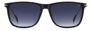 Óculos de sol David Beckham DB 1219/S DB Preto Retangular - 2