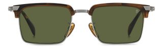 Óculos de sol David Beckham DB 1227/G/S DB Prateados Retangular - 2
