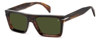 Óculos de sol David Beckham DB 7148/S DB Castanho Retangular - 1