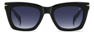 Óculos de sol David Beckham DB 99/MIAMI DB Preto Retangular - 2