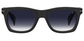 Óculos de sol David Beckham DB 1222/S DB Preto Retangular - 2