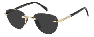 Óculos de sol David Beckham DB 1224/S DB Preto Ovalada - 1
