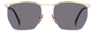 Óculos de sol David Beckham DB 1225/S DB Preto Retangular - 2