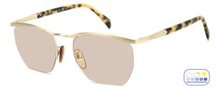 Óculos de sol David Beckham DB 1225/S DB Castanho Retangular - 1