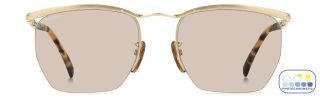 Óculos de sol David Beckham DB 1225/S DB Castanho Retangular - 2