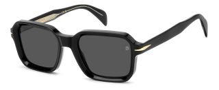 Óculos de sol David Beckham DB 7147/S DB Preto Quadrada - 1