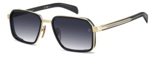 Óculos de sol David Beckham DB 7158/S DB Preto Retangular - 1