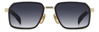 Óculos de sol David Beckham DB 7158/S DB Preto Retangular - 2