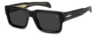 Óculos de sol David Beckham DB 7159/S DB Preto Retangular - 1