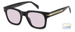 Óculos de sol David Beckham DB 7160/S DB Preto Quadrada - 1