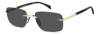 Óculos de sol David Beckham DB 1195/S DB Preto Retangular - 1