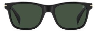 Óculos de sol David Beckham DB 1197/S DB Preto Retangular - 2