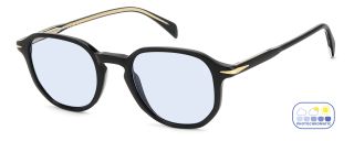 Óculos de sol David Beckham DB 1140/S DB Preto Retangular - 1