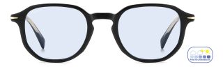 Óculos de sol David Beckham DB 1140/S DB Preto Retangular - 2