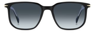 Óculos de sol David Beckham DB 1141/S DB Preto Retangular - 2