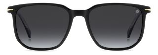 Óculos de sol David Beckham DB 1141/S DB Preto Retangular - 2