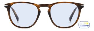 Óculos de sol David Beckham DB 1160/S DB Castanho Retangular - 2