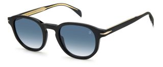 Óculos de sol David Beckham DB 1007/S DB Preto Redonda - 1