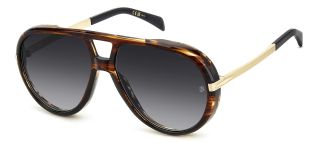Óculos de sol David Beckham DB 99/VOYAGER DB Dourados Aviador - 1