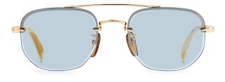 Óculos de sol David Beckham DB 1078/S DB Beige Retangular - 2
