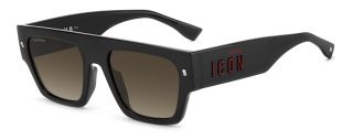 Óculos de sol Dsquared2 ICON 0031/S DS Preto Retangular - 1