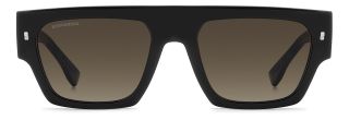 Óculos de sol Dsquared2 ICON 0031/S DS Preto Retangular - 2
