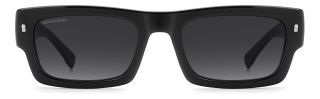 Óculos de sol Dsquared2 ICON 0027/S DS Preto Retangular - 2