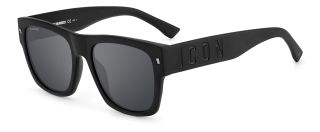 Óculos de sol Dsquared2 ICON 0004/S DS Preto Retangular - 1