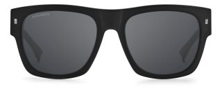 Óculos de sol Dsquared2 ICON 0004/S DS Preto Retangular - 2