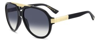 Óculos de sol Dsquared2 D2 0196/S DS Preto Aviador - 1