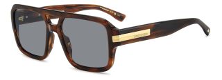 Óculos de sol Dsquared2 D2 0197/S DS Castanho Aviador - 1