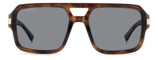 Óculos de sol Dsquared2 D2 0197/S DS Castanho Aviador - 2